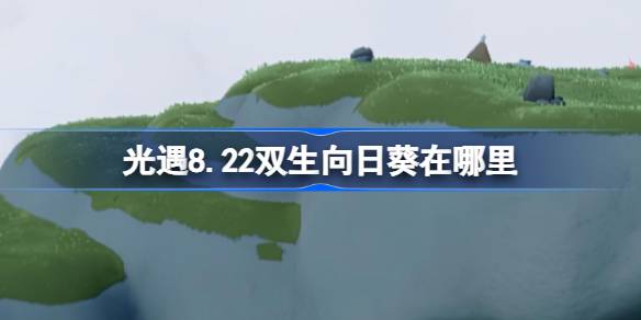 光遇8.22双生向日葵在哪里 光遇8月22日有友节代币收集攻略