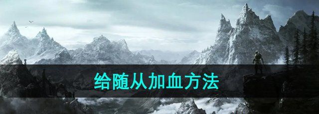 《上古卷轴5》给随从加血方法