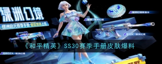 《和平精英》SS30赛季手册皮肤爆料