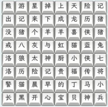 《文字找茬大师》童年动画片2通关攻略