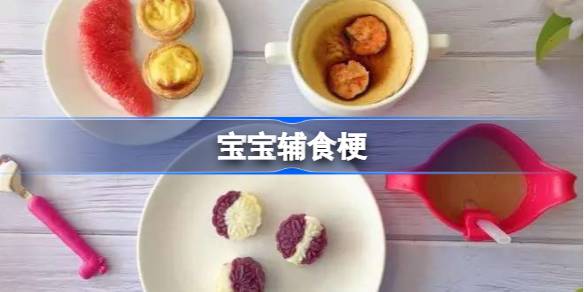 宝宝辅食小红书什么意思 宝宝辅食梗是什么意思